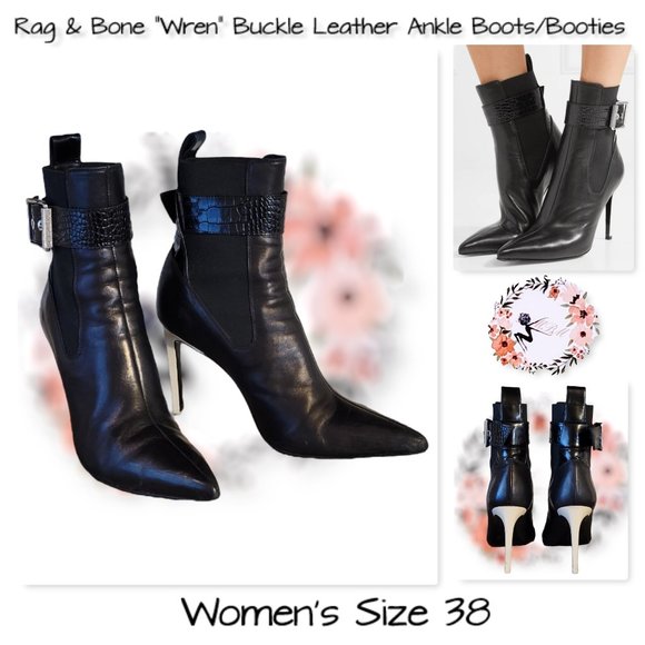rag & bone Shoes - 💕Rag & Bone "Wren" Buckle Ankle Bootie/Boots size 38 (8US)